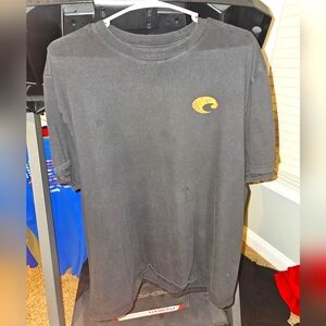 Men's Costa Del Mar T-shirt - Black, Orange Camo - Size XXL